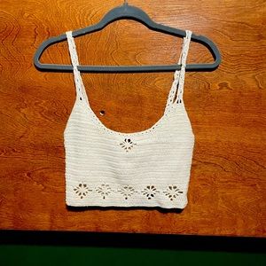 Free People Knitted Crop Top